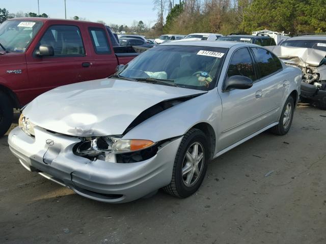 1G3NL52F44C157319 - 2004 OLDSMOBILE ALERO GL SILVER photo 2