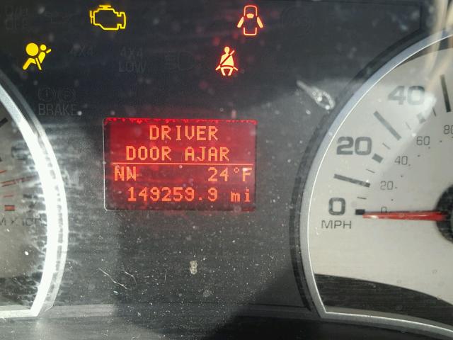 1FMEU64E66UA34542 - 2006 FORD EXPLORER E BLACK photo 8