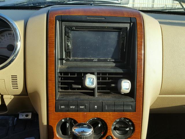 1FMEU64E66UA34542 - 2006 FORD EXPLORER E BLACK photo 9