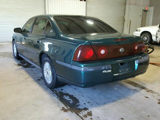 2G1WF52K2Y9202773 - 2000 CHEVROLET IMPALA GREEN photo 3