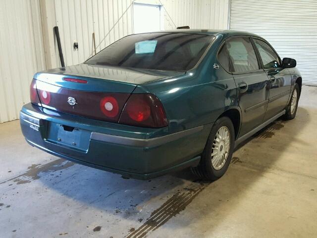 2G1WF52K2Y9202773 - 2000 CHEVROLET IMPALA 绿色 照片 4