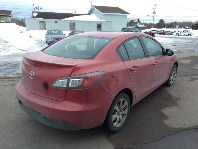 JM1BL1SFXA1278892 - 2010 MAZDA 3 I RED photo 4