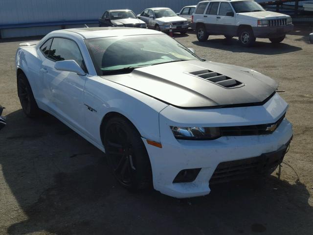 2G1FG1EW9F9180031 - 2015 CHEVROLET CAMARO SS WHITE photo 1