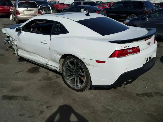 2G1FG1EW9F9180031 - 2015 CHEVROLET CAMARO SS WHITE photo 3