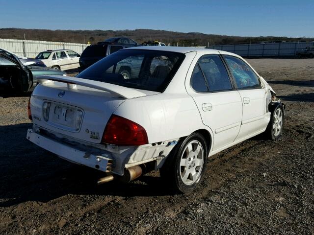 3N1CB51D36L580140 - 2006 NISSAN SENTRA 1.8 WHITE photo 4