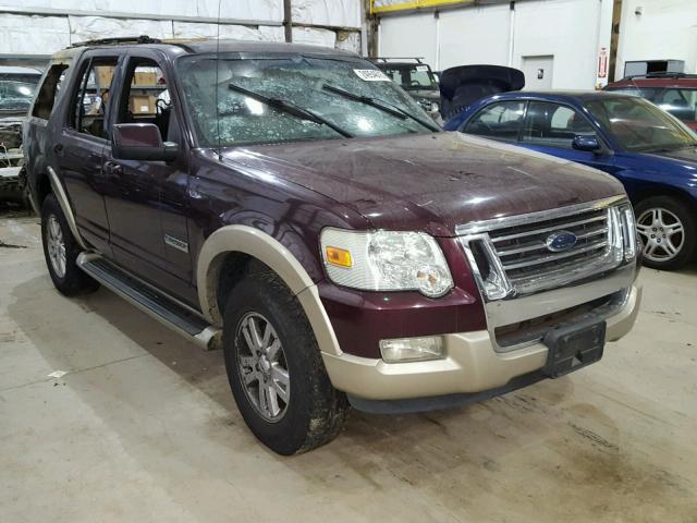 1FMEU64E66UA41880 - 2006 FORD EXPLORER E BURGUNDY photo 1