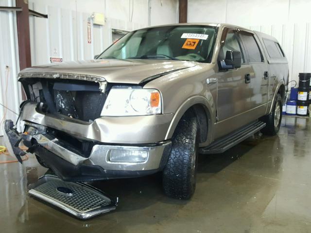 1FTPW12534KC26491 - 2004 FORD F150 GOLD photo 2