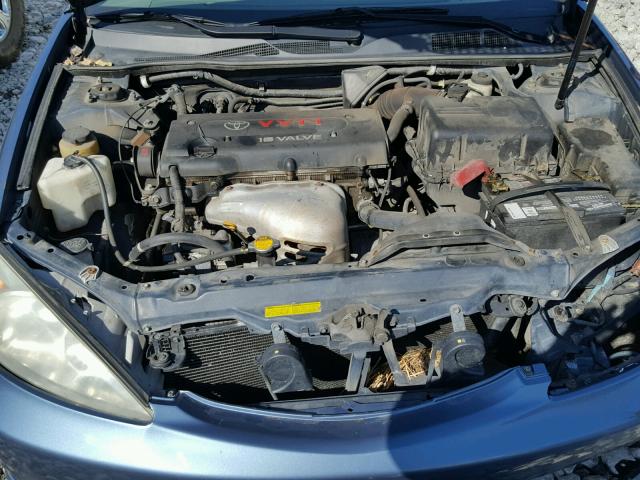 4T1BE32K63U723659 - 2003 TOYOTA CAMRY LE BLUE photo 7