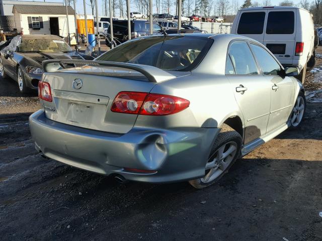 1YVHP80C055M37458 - 2005 MAZDA 6 I GREEN photo 4