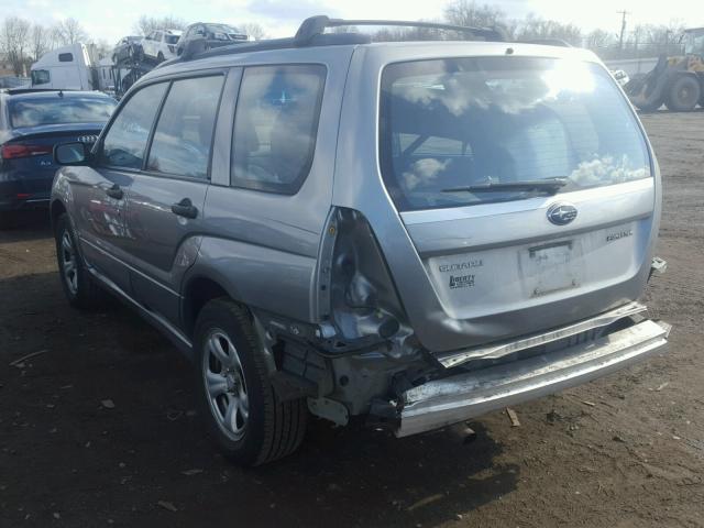 JF1SG63697H733737 - 2007 SUBARU FORESTER 2 GRAY photo 3