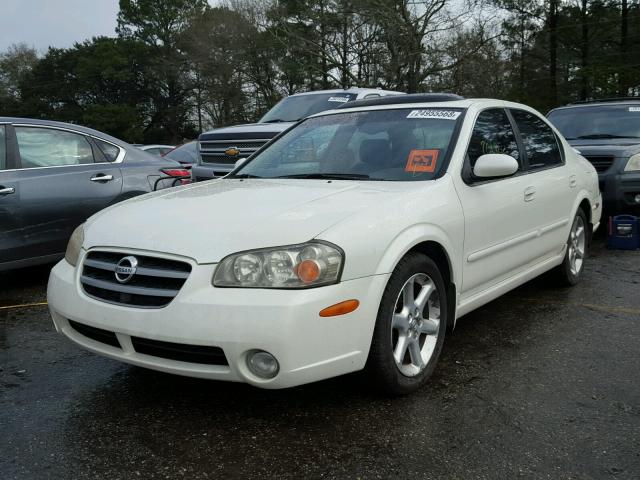 JN1DA31A53T438123 - 2003 NISSAN MAXIMA GLE WHITE photo 2