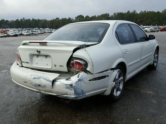 JN1DA31A53T438123 - 2003 NISSAN MAXIMA GLE WHITE photo 4