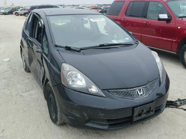 JHMGE8H32DC045795 - 2013 HONDA FIT BLACK photo 1