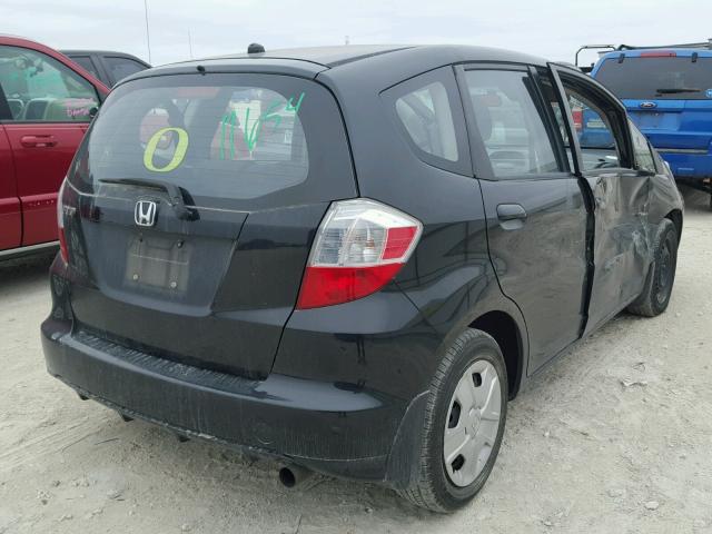 JHMGE8H32DC045795 - 2013 HONDA FIT BLACK photo 4