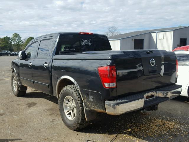 1N6AA07B94N585045 - 2004 NISSAN TITAN XE BLACK photo 3