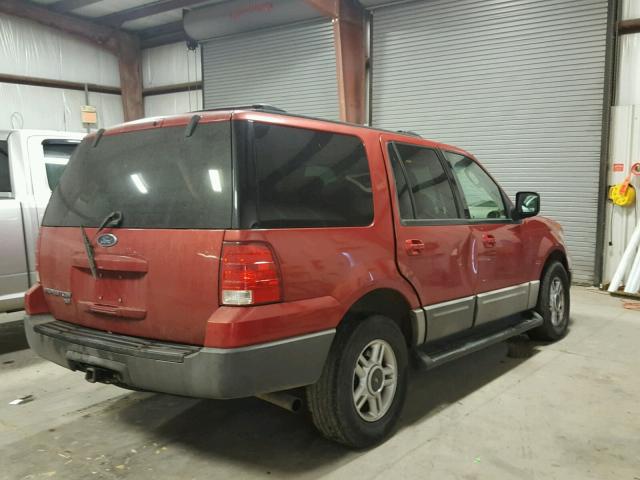 1FMPU16L63LB60408 - 2003 FORD EXPEDITION RED photo 4