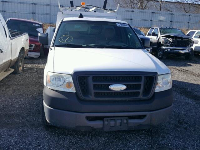 1FTRF12208KC52650 - 2008 FORD F150 WHITE photo 9