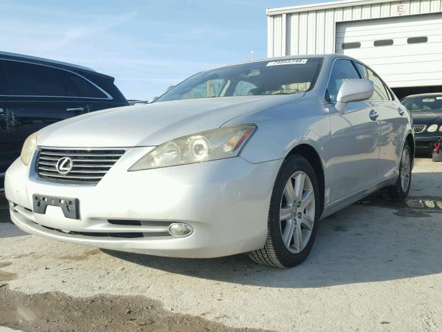 JTHBJ46G472012957 - 2007 LEXUS ES 350 SILVER photo 2