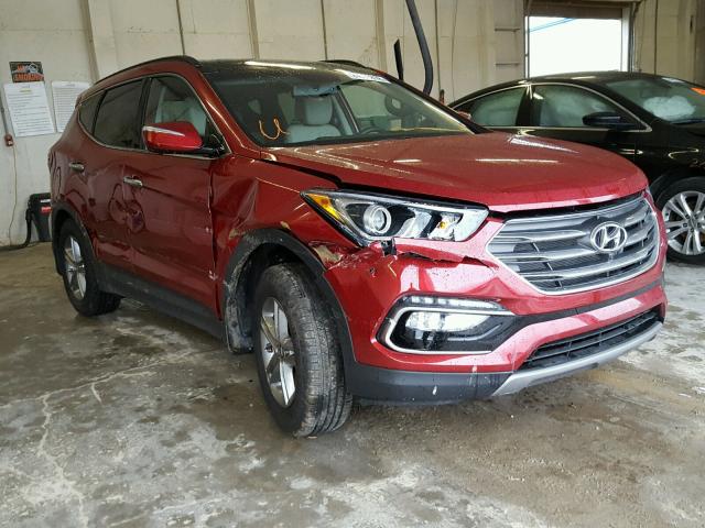 5XYZU3LB7JG506091 - 2018 HYUNDAI SANTA FE S RED photo 1