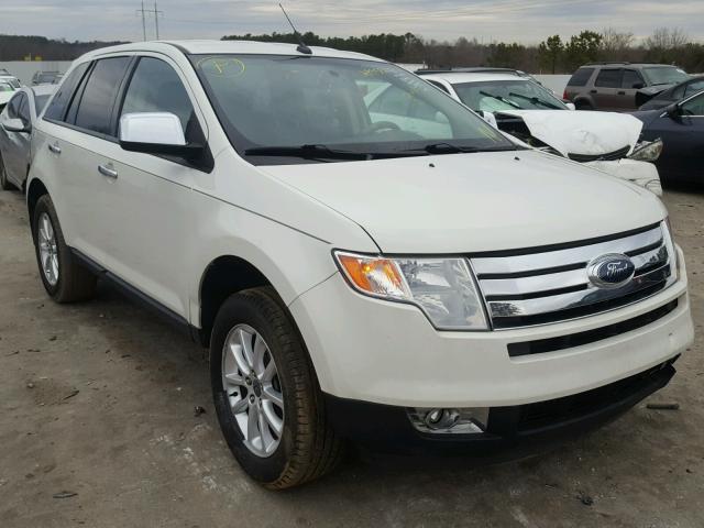 2FMDK3JC6ABA65694 - 2010 FORD EDGE SEL WHITE photo 1