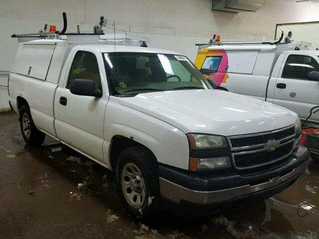 1GCEC14X37Z149177 - 2007 CHEVROLET SILVERADO WHITE photo 1