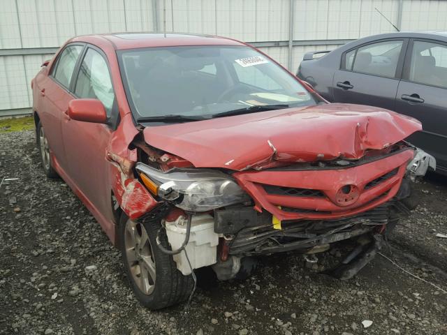 2T1BU4EE5BC747028 - 2011 TOYOTA COROLLA BA RED photo 1