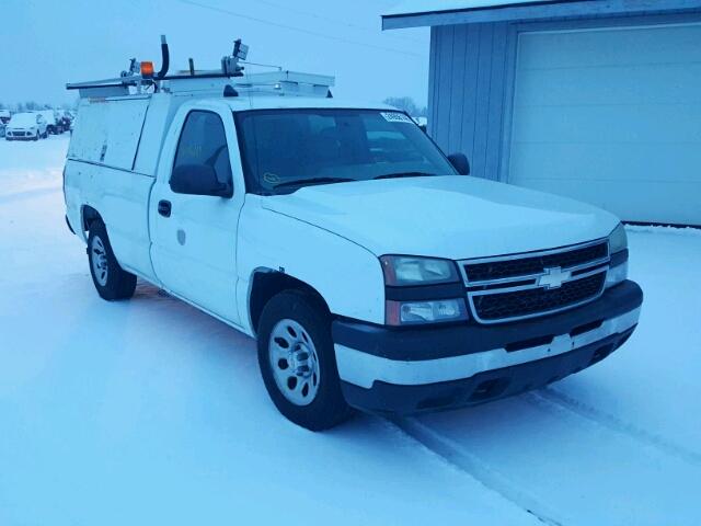 1GCEC14X37Z148479 - 2007 CHEVROLET SILVERADO WHITE photo 1