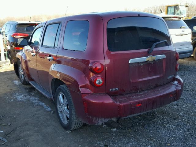 3GNCA23B19S546158 - 2009 CHEVROLET HHR LT RED photo 3