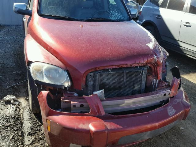 3GNCA23B19S546158 - 2009 CHEVROLET HHR LT RED photo 9