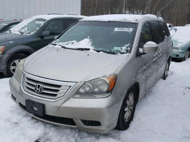 5FNRL38799B025334 - 2009 HONDA ODYSSEY EX SILVER photo 2