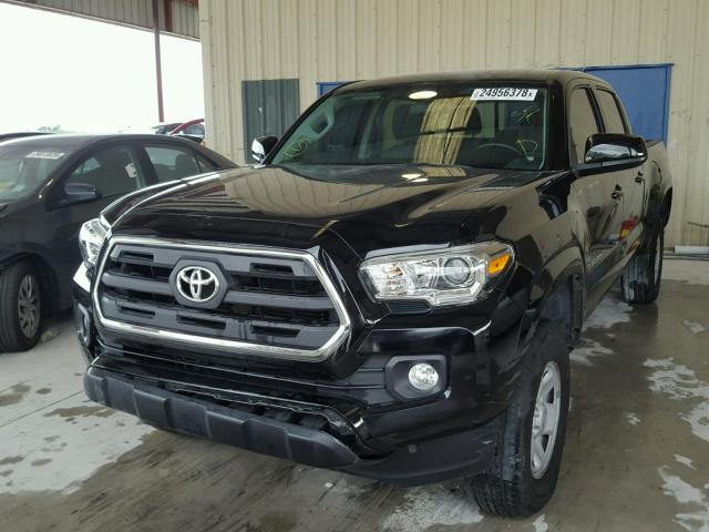 5TFBZ5DN9GX001425 - 2016 TOYOTA TACOMA DOU BLACK photo 2