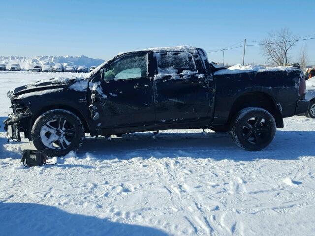 1C6RR7MT8GS134447 - 2016 RAM 1500 SPORT BLACK photo 9