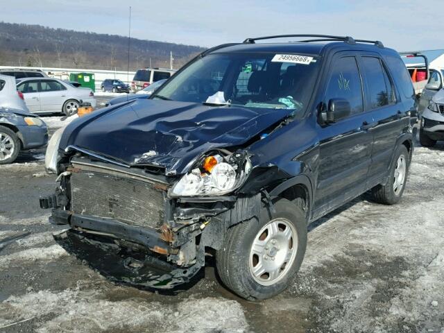 SHSRD78585U304313 - 2005 HONDA CR-V LX BLACK photo 2