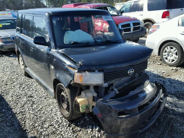 JTLKT324364055081 - 2006 TOYOTA SCION XB BLACK photo 1