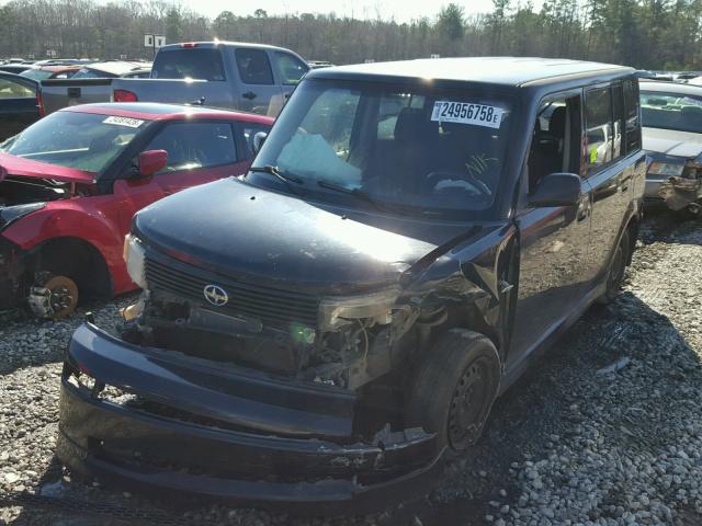 JTLKT324364055081 - 2006 TOYOTA SCION XB BLACK photo 2