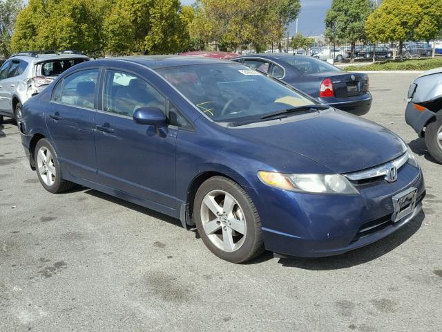 1HGFA16887L135912 - 2007 HONDA CIVIC EX BLUE photo 1