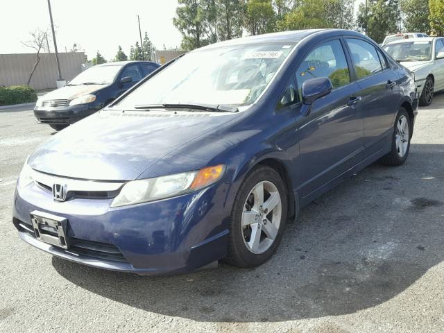 1HGFA16887L135912 - 2007 HONDA CIVIC EX BLUE photo 2