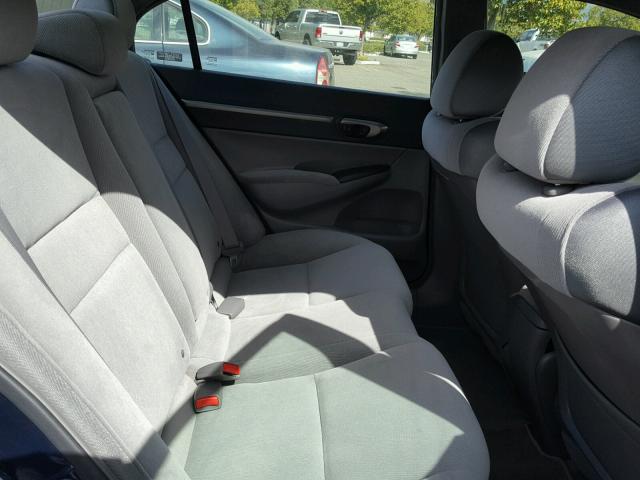 1HGFA16887L135912 - 2007 HONDA CIVIC EX ლურჯი ფოტო 6