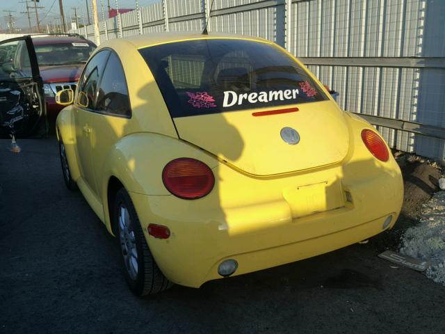 3VWCK31CX5M404846 - 2005 VOLKSWAGEN NEW BEETLE 黄色 照片 3