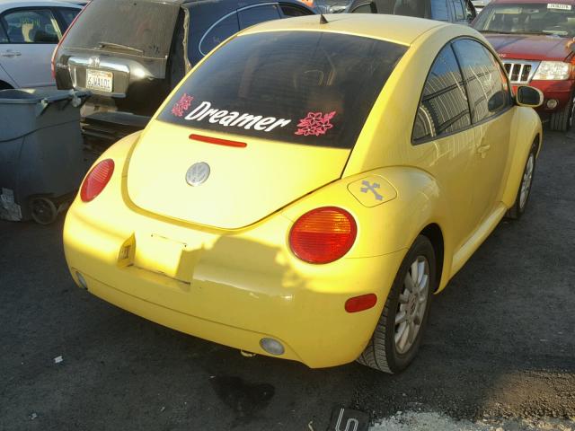3VWCK31CX5M404846 - 2005 VOLKSWAGEN NEW BEETLE 黄色 照片 4