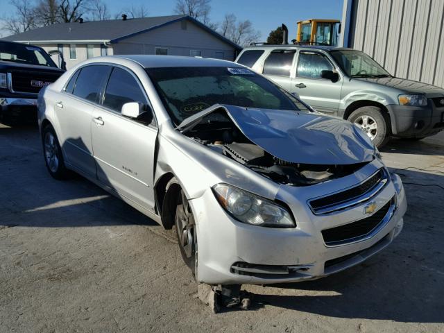 1G1ZH57B29F231618 - 2009 CHEVROLET MALIBU 1LT SILVER photo 1