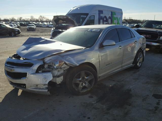 1G1ZH57B29F231618 - 2009 CHEVROLET MALIBU 1LT SILVER photo 2