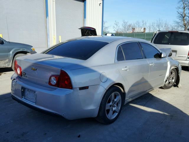 1G1ZH57B29F231618 - 2009 CHEVROLET MALIBU 1LT SILVER photo 4