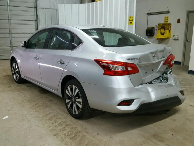 3N1AB7AP7HY224311 - 2017 NISSAN SENTRA S SILVER photo 3