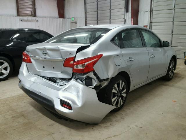 3N1AB7AP7HY224311 - 2017 NISSAN SENTRA S SILVER photo 4