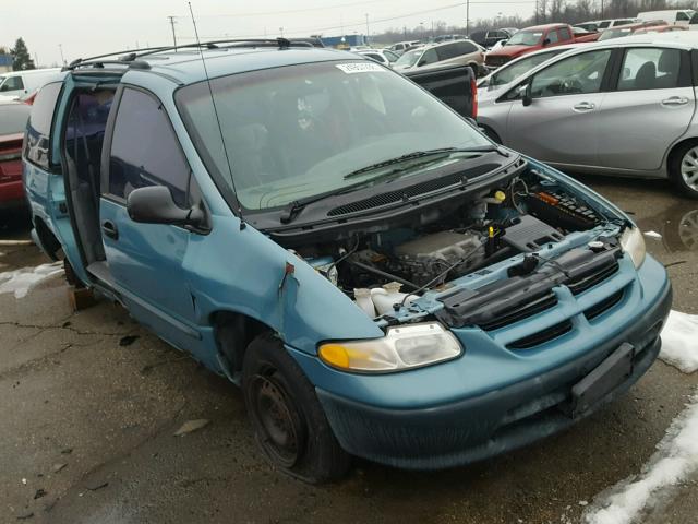 2B4FP253XWR801020 - 1998 DODGE CARAVAN TEAL photo 1