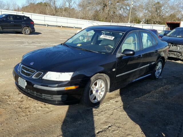 YS3FD49Y871124254 - 2007 SAAB 9-3 2.0T BLACK photo 2