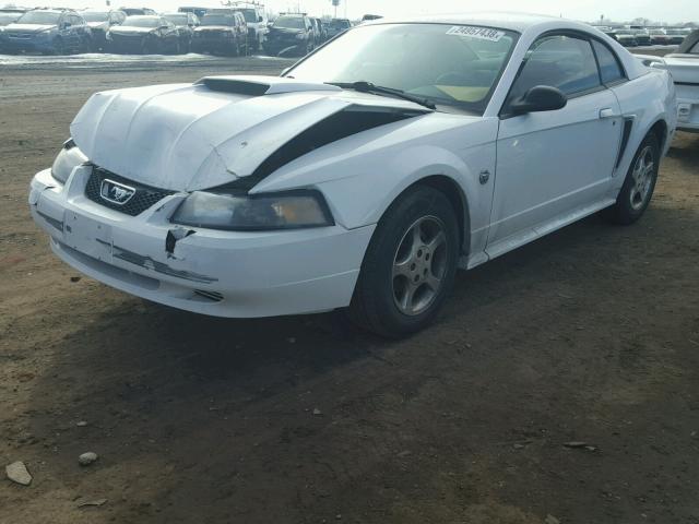 1FAFP40454F115041 - 2004 FORD MUSTANG WHITE photo 2