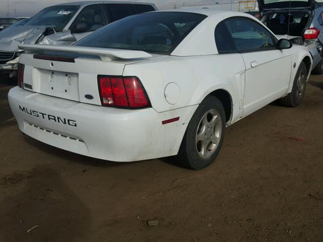 1FAFP40454F115041 - 2004 FORD MUSTANG WHITE photo 4