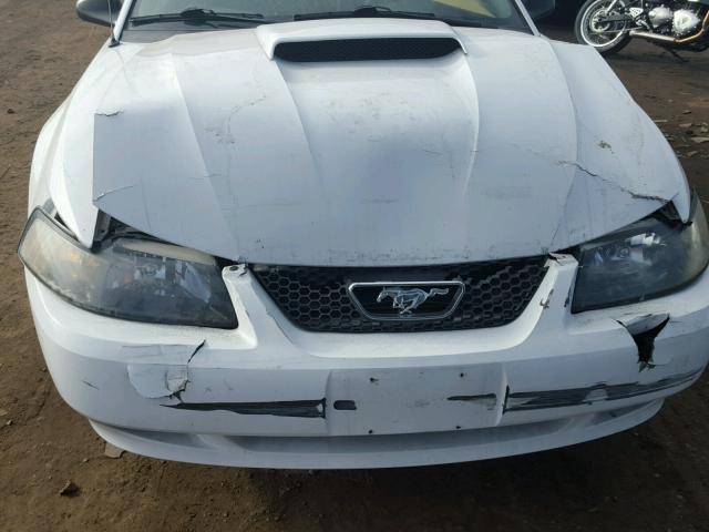 1FAFP40454F115041 - 2004 FORD MUSTANG WHITE photo 7